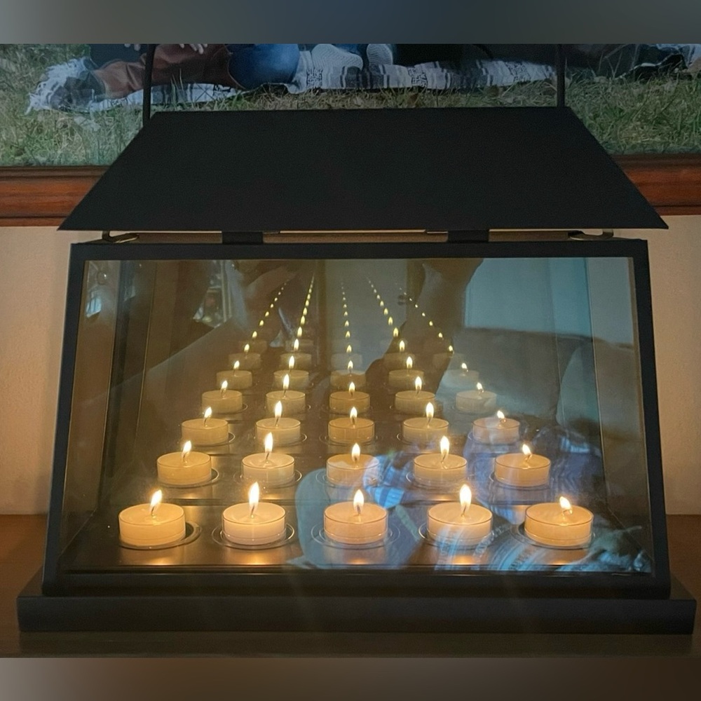 Partylite infinite reflections lantern tealight holder